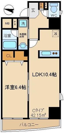 ラブールミノワの物件間取画像